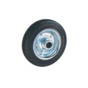 Колесо литая резина C 80 200 мм без втулки, чашек и болта (N)