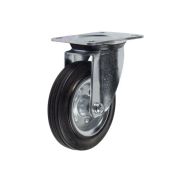 Колесо поворотное усиленное резина SRC 63 160 мм