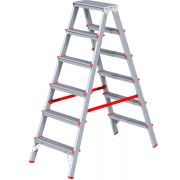 Стремянка стальная двухсторонняя TOR SDO8 окрашенная